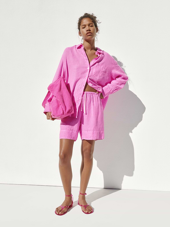 Gap 6" Linen-Blend Easy Shorts — photo 9