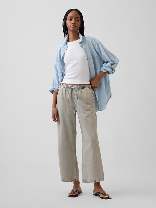 Gap Low Rise '90s Loose Easy Crop Jeans — photo 1