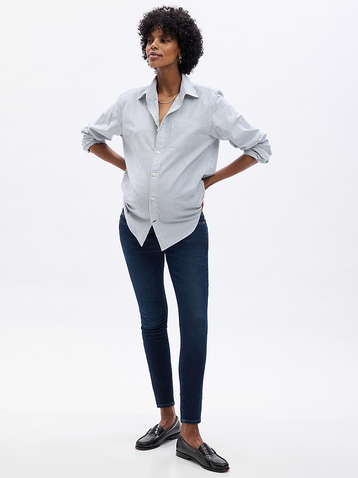 Gap Maternity Full-Panel True Skinny Jeans — photo 1