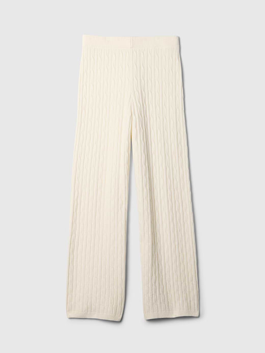 Gap CashSoft Cable-Knit Sweater Pants — photo 6