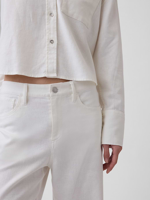 Gap Linen-Cotton Wide-Leg Pants — photo 6