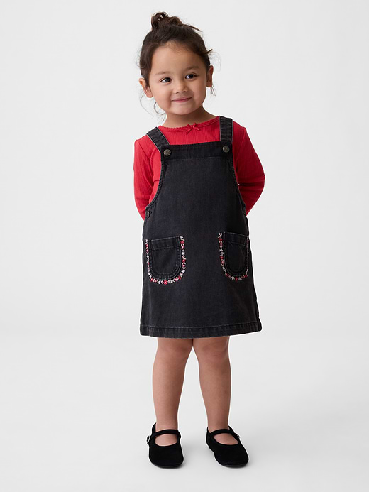 Gap Baby & Toddler Leopard Corduroy Jumper Dress — photo 1