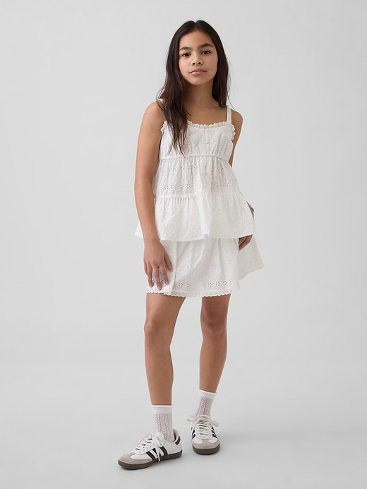 Gap Kids Eyelet Foldover Skort — photo 1