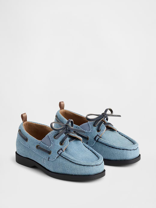 Gap Toddler Denim Boat Shoes — photo 3
