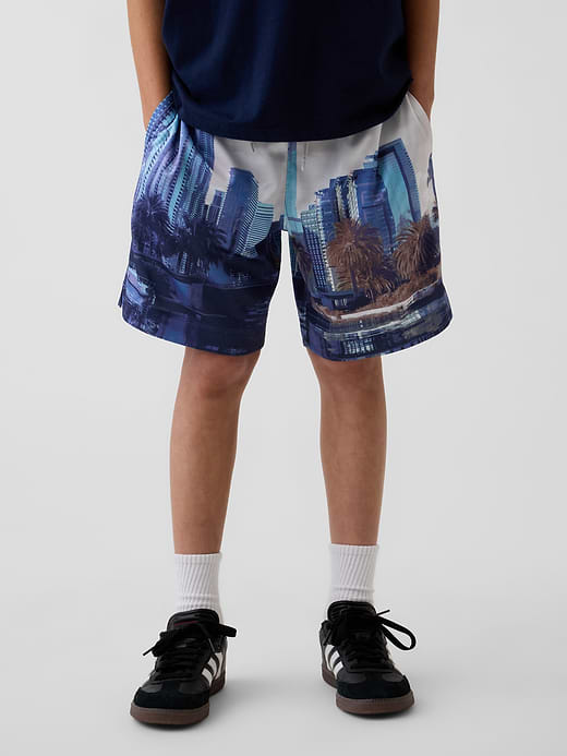 Gap Kids GapFit 6" Recycled Mesh Easy Shorts — photo 4