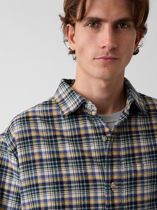 Gap Relaxed Flannel Shirt — photo 5