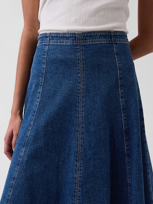 Gap Denim Midi Tulip Skirt — photo 5