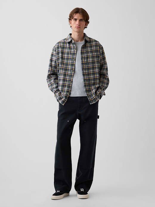 Gap Relaxed Flannel Shirt — photo 3