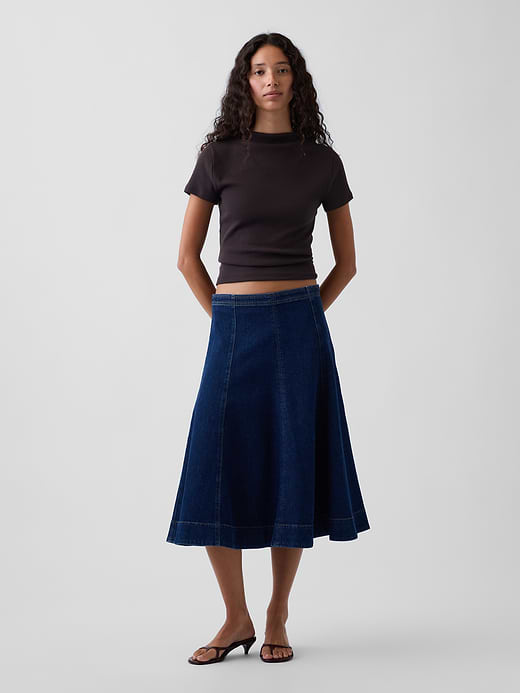 Gap Denim Midi Tulip Skirt — photo 1