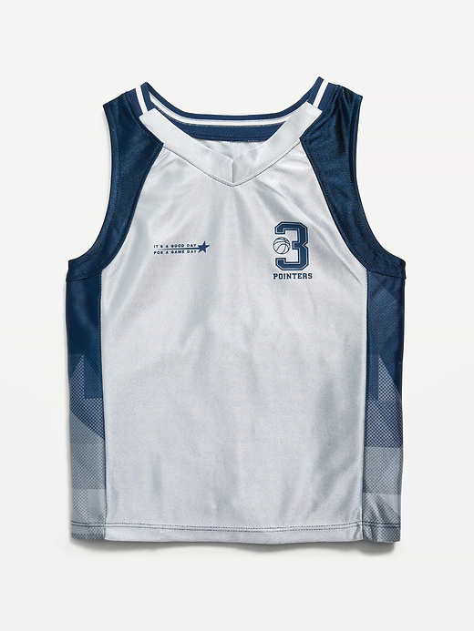 Old Navy Oversized Graphic Basketball Tank Top for Toddler Boys — photo 3