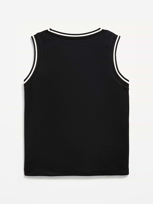Old Navy Mesh Graphic Basketball Tank Top for Toddler Boys — photo 4