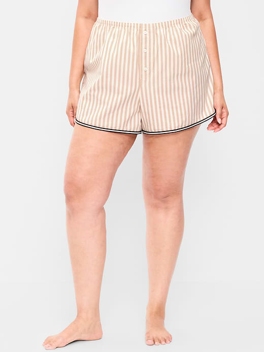 Old Navy Classic Poplin Boxer Pajama Shorts — photo 9