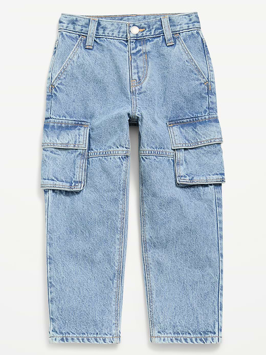 Old Navy Super Baggy Barrel-Leg Cargo Jeans for Toddler Boys — photo 4