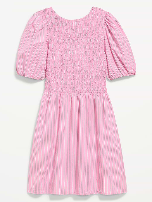 Old Navy Smocked Puff-Sleeve Flare Mini Dress — photo 6