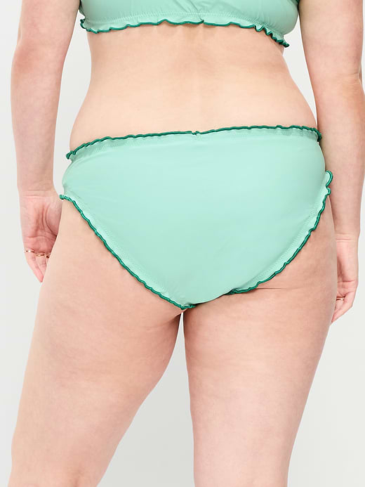 Old Navy Mid-Rise Ruffle Trim Swim Bottoms — photo 7