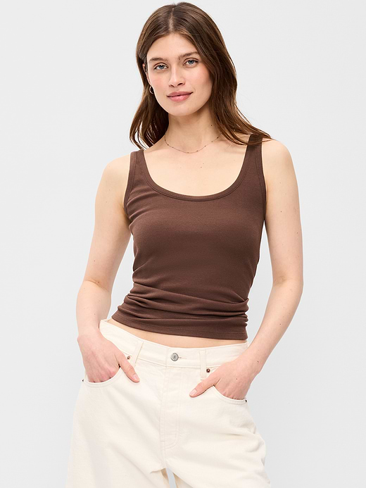 Old Navy First-Layer Ribbed Scoop-Neck Tank Top — photo 1