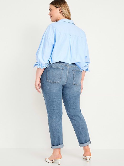 Old Navy Mid-Rise Wow Boyfriend Straight Jeans — photo 9