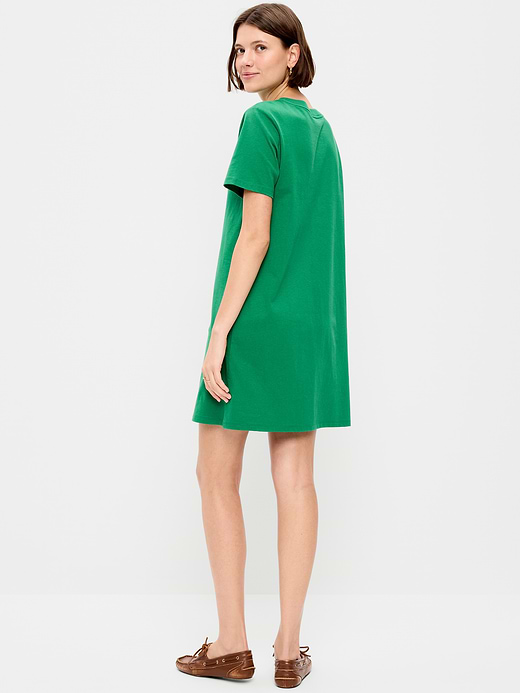Old Navy Vintage Crew-Neck Mini T-Shirt Dress — photo 3