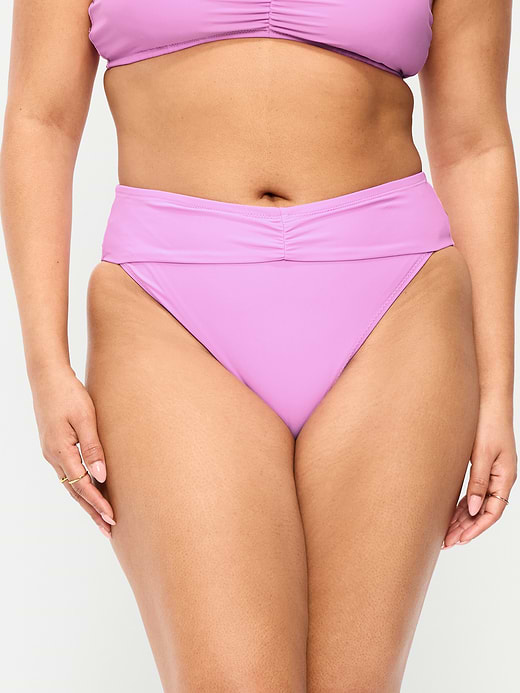 Old Navy High-Waisted Cinched Bikini Swim Bottoms — photo 6