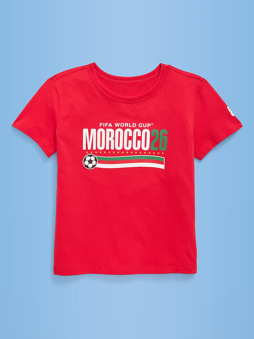 Old Navy FIFA World Cup 26™ Brazil Smocked Graphic T-Shirt for Girls — photo 1