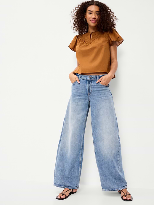 Old Navy Short-Sleeve Embroidered Trousseau Top — photo 4