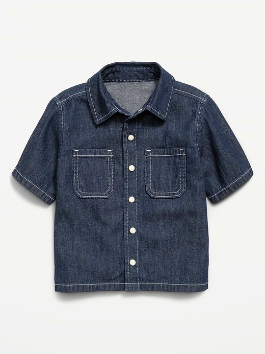 Old Navy Short-Sleeve Boxy Shirt for Toddler Boys — photo 1