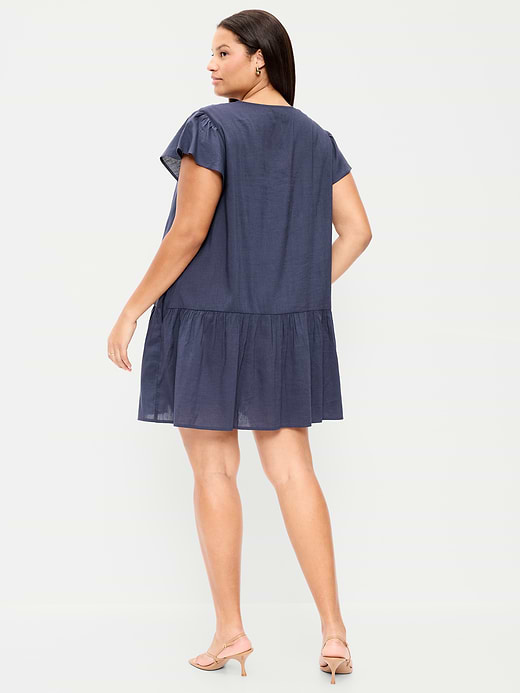 Old Navy Flutter-Sleeve Mini Swing Dress — photo 10