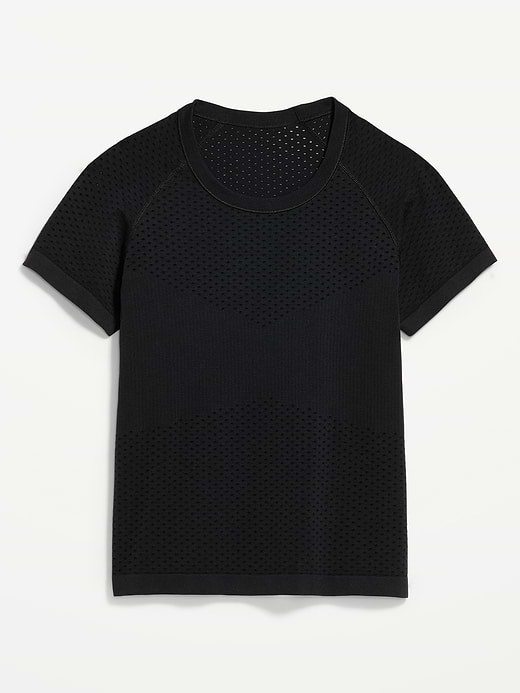 Old Navy Seamless Textured Cropped T-Shirt — photo 10
