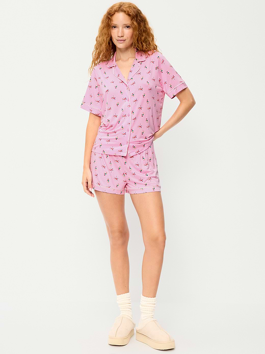 Old Navy Sunday Sleep Knit Jersey Short Set — photo 1