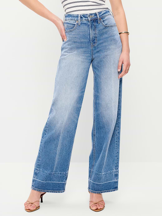 Old Navy Extra High-Waisted Wide-Leg Jeans — photo 3