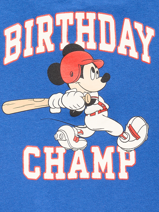 Old Navy Disney© Mickey Mouse Birthday Graphic T-Shirt for Toddler Boys — photo 4