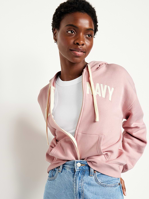 Old Navy Logo Zip Hoodie Sweatshirt — photo 4