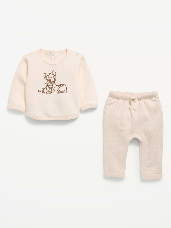 Old Navy Disney© Bambi Crew-Neck Sweatshirt and Sweatpants Set for Baby — photo 3