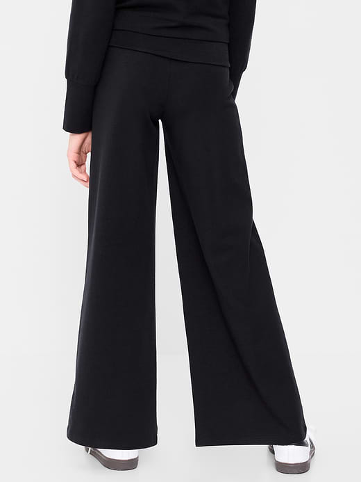 Old Navy Foldover Jersey Knit Wide-Leg Pants for Girls — photo 3