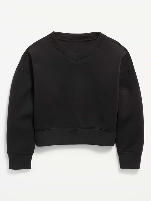 Old Navy Bounce Fleece V-Neck Sweatshirt for Girls — photo 1