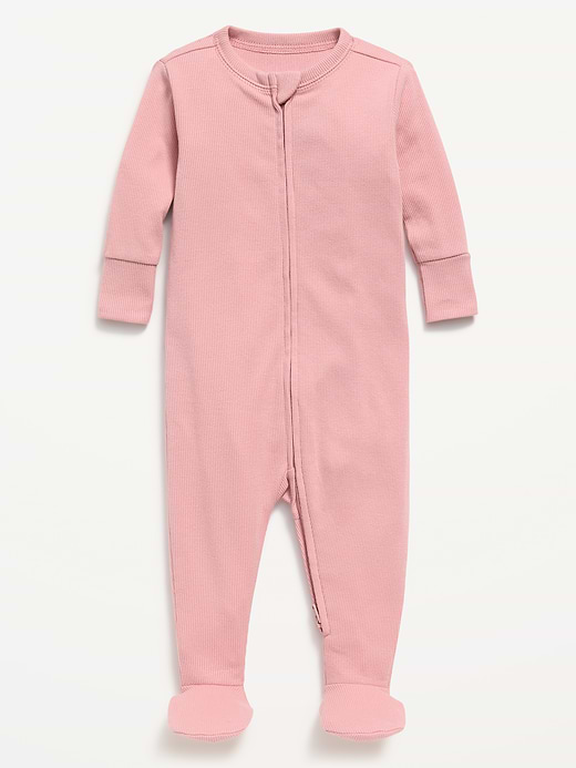 Old Navy Snug-Fit 2-Way-Zip Sleep & Play Footed One-Piece for Baby — photo 1