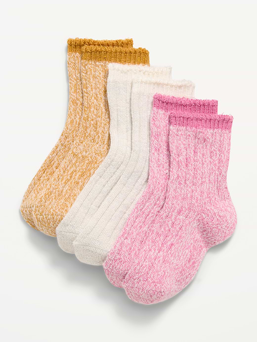 Old Navy Marled Crew Socks 3-Pack for Toddler & Baby — photo 1