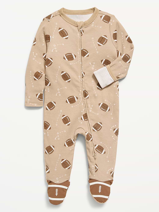 Old Navy Unisex 2-Way-Zip Sleep & Play Footed One-Piece for Baby — photo 1