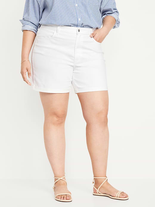Old Navy High-Waisted Wow Jean Shorts -- 5-inch inseam — photo 8