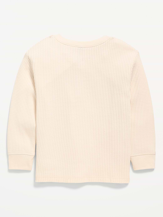 Old Navy Long-Sleeve Waffle Knit Henley T-Shirt for Toddler Boys — photo 3
