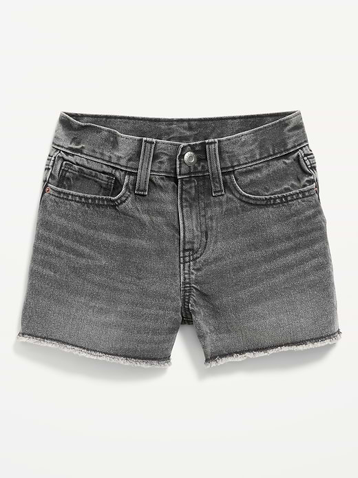 Old Navy High-Waisted Ripped Frayed-Hem Jean Shorts for Girls — photo 5