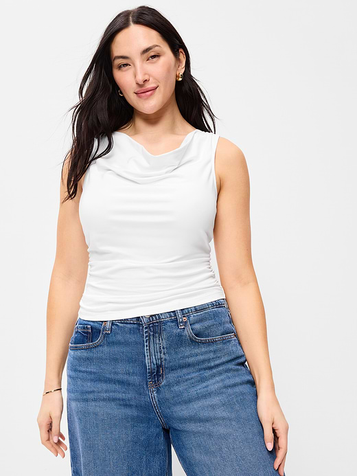 Old Navy Asymmetrical Side-Cinch Tank Top — photo 6