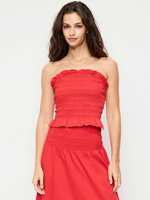 Old Navy Smocked Bodice Tube Top — photo 1