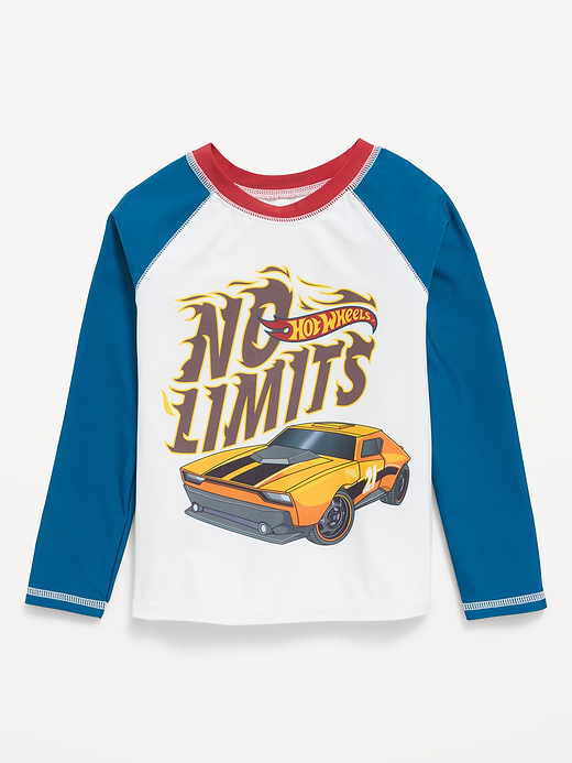 Old Navy Hot Wheels™ Graphic Rashguard Swim Top for Toddler Boys — photo 1