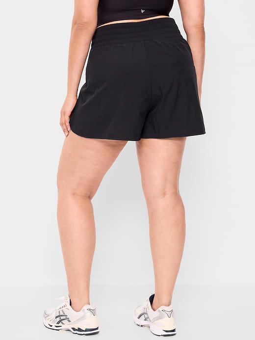 Old Navy Extra High-Waisted Crinkle Run Shorts -- 3-inch inseam — photo 8