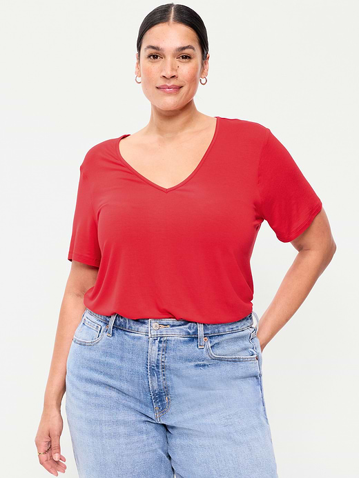 Old Navy Luxe Slub-Knit T-Shirt — photo 8