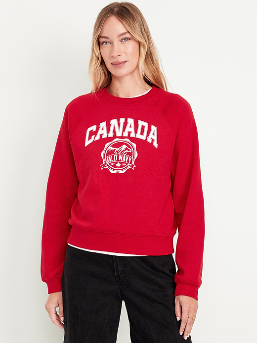 Old Navy Vintage Canada Logo-Graphic Sweatshirt