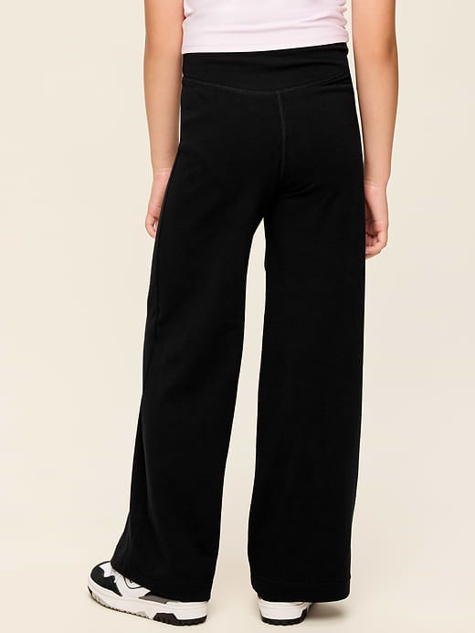 Old Navy High-Waisted PowerChill Crossover Wide-Leg Pants for Girls — photo 3