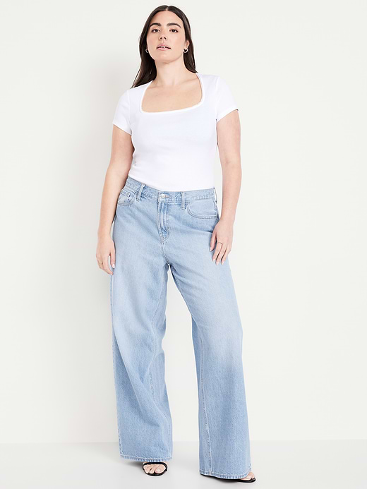 Old Navy Mid-Rise Wow Baggy Wide-Leg Jeans — photo 7