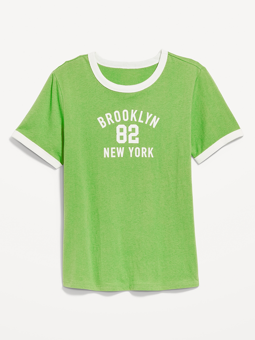 Old Navy EveryWear Crew-Neck Graphic Ringer T-Shirt — photo 5